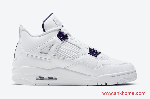 airjordan4purplemetallic纯白aj4白紫发售日期货号ct8527115