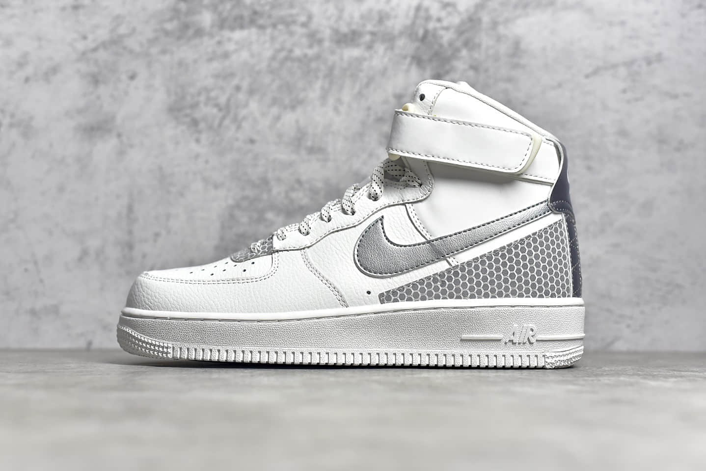 耐克空军一号3m反光公司联名高帮nikeairforce1x3m耐克空军反光高帮