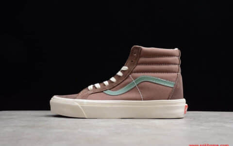 万斯经典高帮板鞋 Vans Old Skool 卡其绿条