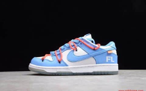 耐克联名板鞋 Off-White x Nike Dunk Low Pine Green 联名扣篮系列 官方货号:CT0865-700