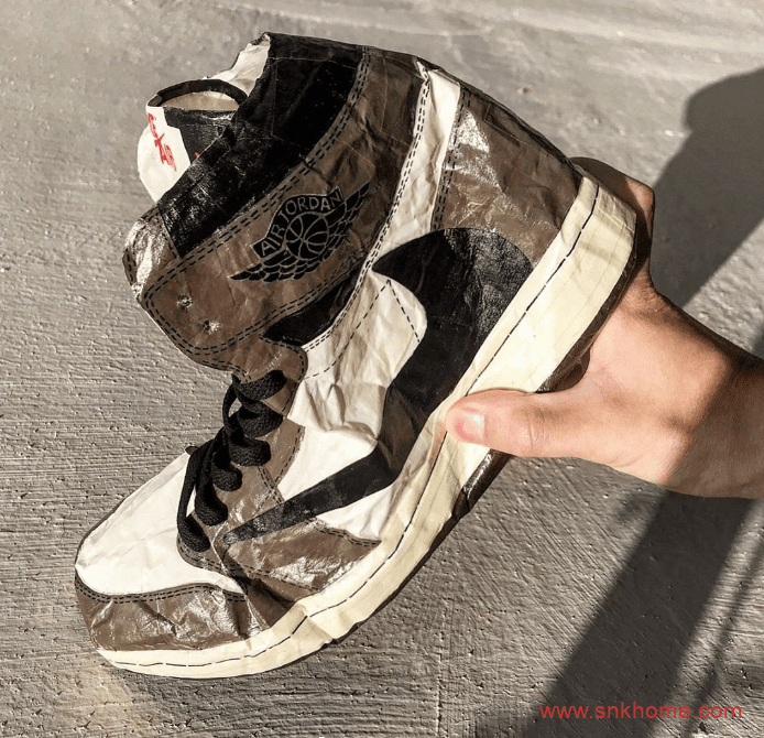 Travis Scott x Air Jordan 1 AJ1倒钩哪里买 如何花 50 元做一双倒钩 AJ1！今天教你轻松搞定！