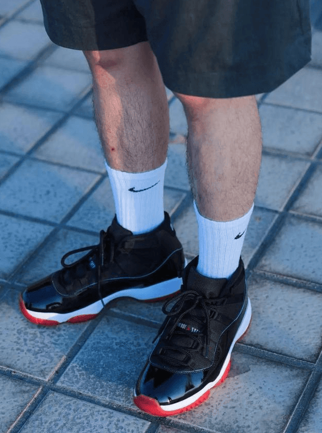 Air Jordan 11 Bred AJ11大魔王开箱 AJ11 元年黑红配色 货号378037-061