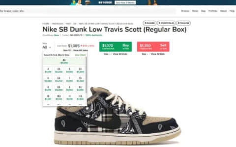Travis Scott x Nike Dunk SB Low Kylie 性感混搭 TS x Dunk SB国内价格多少 货号：CT5053-001