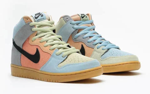  Nike SB Dunk High “Spectrum”   耐克Dunk SB鸳鸯配色 Dunk SB发售价格 货号：CN8345-001