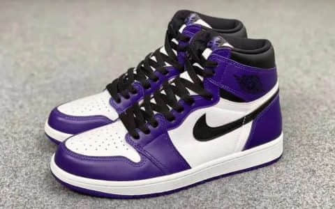 Air Jordan 1 “Court Purple” 今年第一双 OG 风格配色！「紫加哥」AJ1 发售日期！货号：555088-500