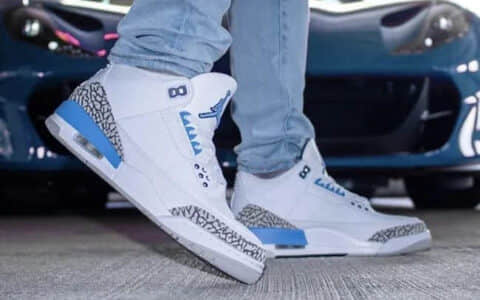 AJ3北卡蓝 国内发售日期 天猫抽签开启！北卡蓝 Air Jordan 3 “UNC 货号：CT8532-104