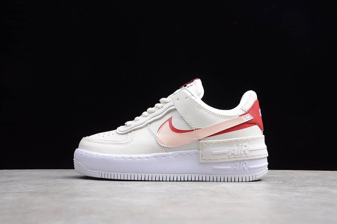 耐克公司级空军货源 NIKE Air Force 1 Shadow AF1拼接 马卡龙 糖果 货号CI0919-101