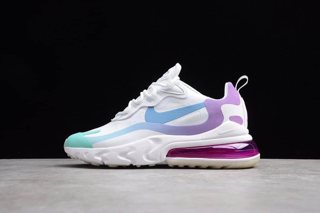 公司级耐克270气垫跑鞋 耐克气垫女神款 NIKE Air Max 270 React 耐克真标公司级