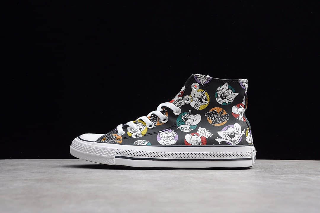 匡威公司级高帮帆布鞋 猫和老鼠联名Converse Chuck 70 Tom & Jerry 原厂硫化工艺