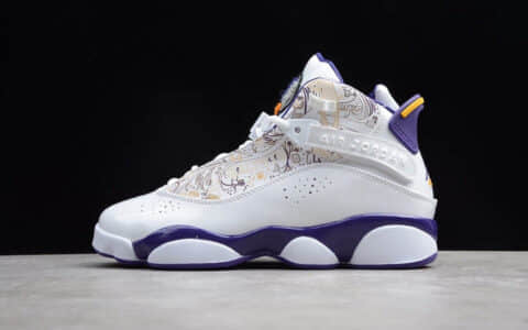 AJ6六冠王 实战篮球鞋 纯原Air Jordan 6 rings 湖人队 六冠王 货号 322992-152