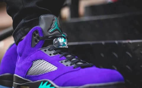 Air Jordan 5 “Alternate Grape 新紫葡萄 Air Jordan 5发售价格 货号：136027-500