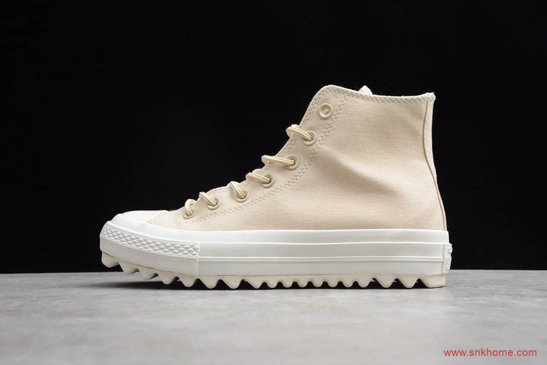 莆田纯原匡威 Converse Womens Chuck Taylor All Star Lift Ripple Ox 货号559856C