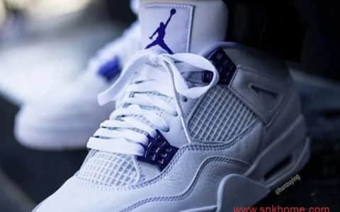 超人气电光紫！Air Jordan 4 “Court Purple” 发售日期 AJ4新配色 货号：CT8527-115