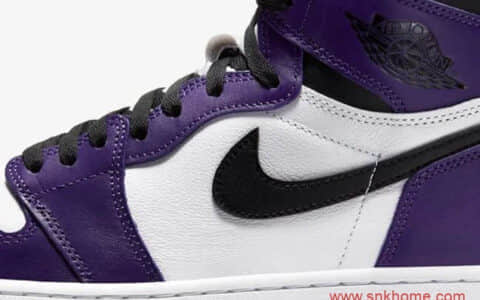 Air Jordan 1 “Court Purple”紫加哥 Air Jordan 1 AJ1经典复刻OG版本 下周发售 货号：555088-500