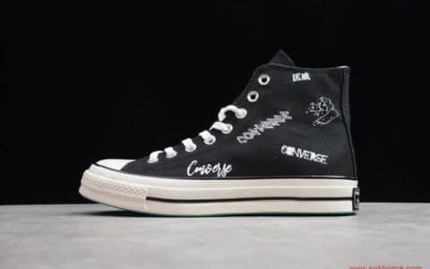 莞产匡威真标硫化 Converse Chuck 70s 匡威蓝底 匡威校园板鞋帆布鞋 货号166486C