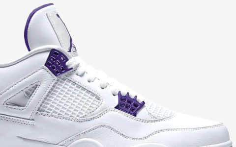 鞋圈大佬亲自爆料 一批AJ已确认发售 Air Jordan 4 “Purple Metallic”AJ4白蓝AJ4白红 货号CT8527-112