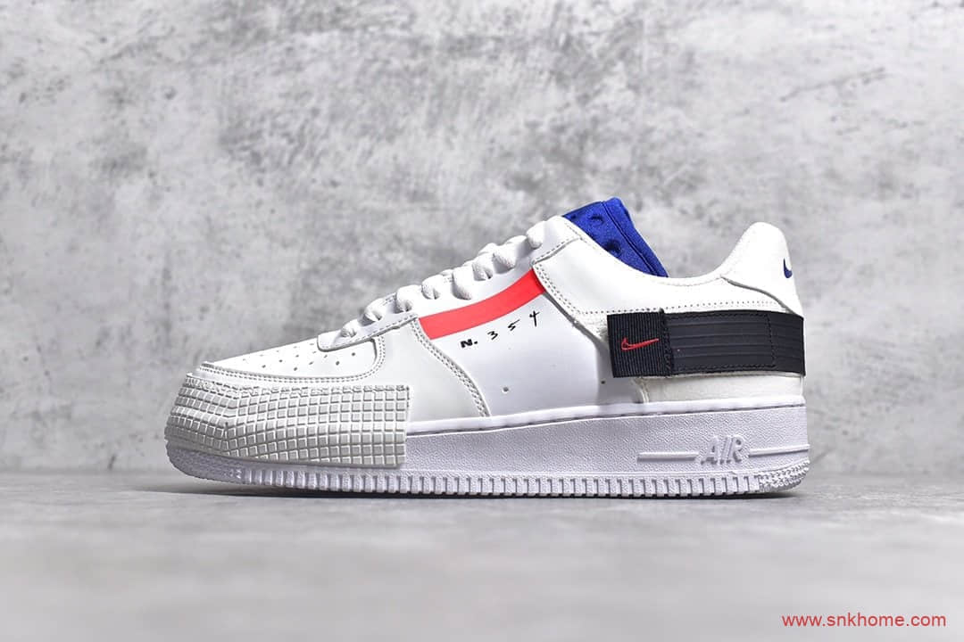 实拍经典耐克空军 公司级耐克空军 NIKE Air Force 1 Type 'N.354' 货号：CI0054-100