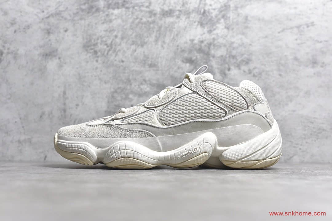 莆田过验椰子500 Yeezy 500 骨白 Adidas Yeezy 500 “Bone White” 纯原OG版本椰子 货号：FV3573