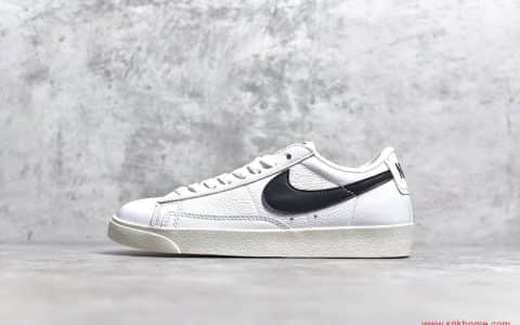 开拓者头层荔枝皮 耐克 NIKE Blazer Low PRM 开拓者 公司级开拓者板鞋 货号454471-104