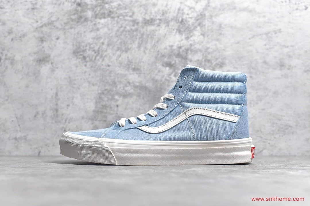 大田代工厂万斯真硫化 进口帆布鞋面 VANS VAULT OG SK8-Hi LX 19s 经典万斯中帮滑板鞋