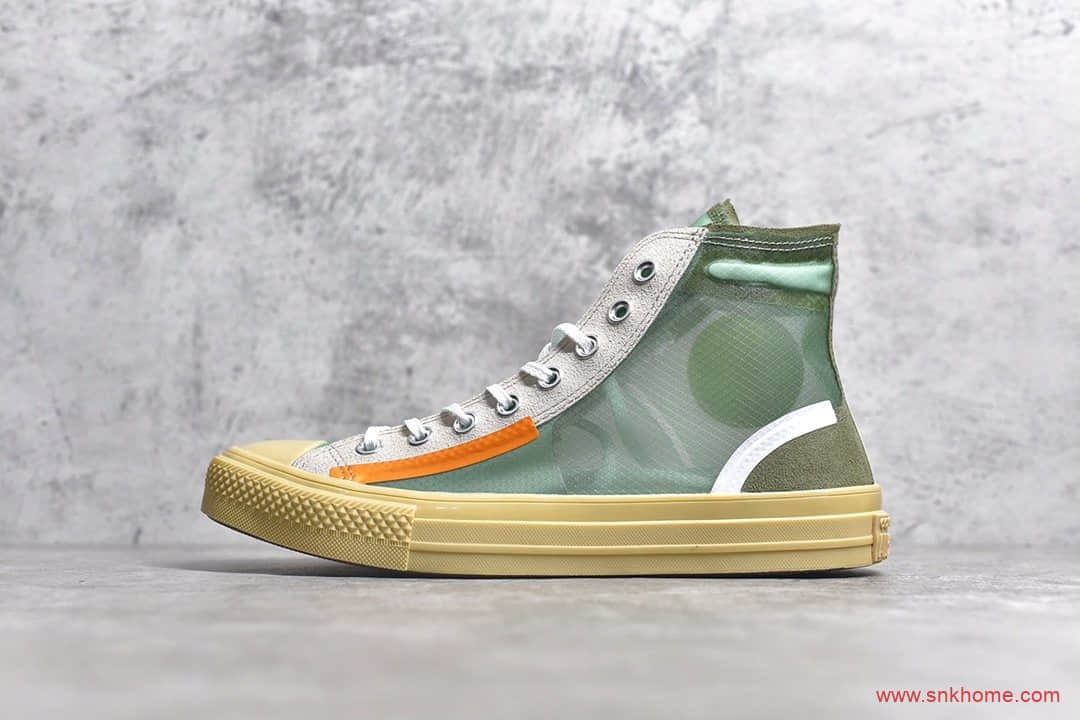 匡威联名款 大田生产莞产匡威 OFF-GREEN x Converse Chuck Taylor All Star 1970s 公司级匡威实拍