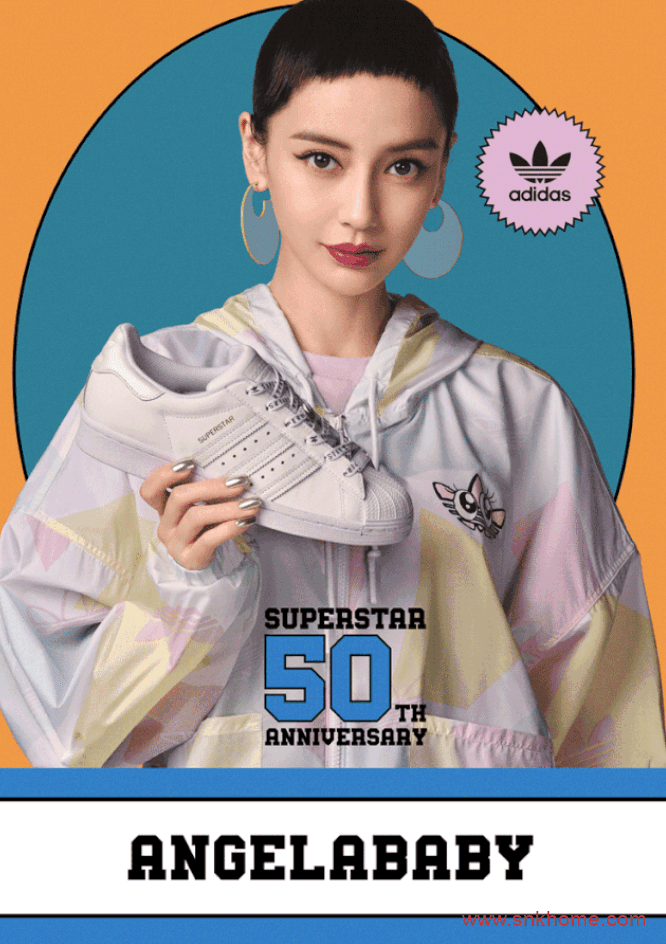 adidas Superstar贝壳头50周年纪念 三叶草贝壳头非常火爆 各路明星纷纷上脚 郑爽同款