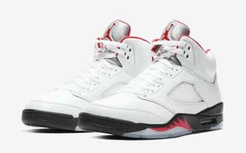 AJ5流川枫、AJ13 GIGI 确定延期发售 Air Jordan 5 “Fire Red”  流川枫发售日期 货号：DA1911-102