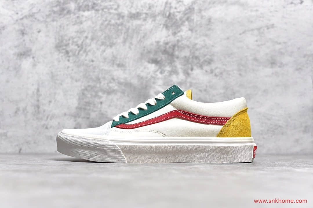 东莞产万斯真标硫化 Vans OG Old Skool Vaul 硫化板鞋码数偏大一码 原厂材料公司级万斯经典板鞋