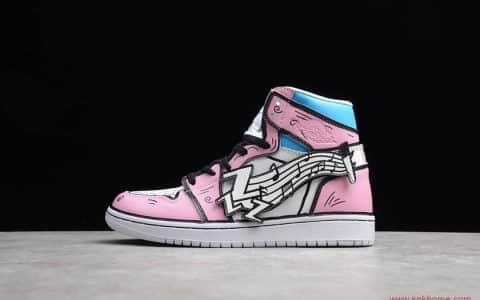 女神配色 AJ1纯原版本 AJ1神奇宝贝联名高帮 Nike AIR JORDAN 1 AJ1 正品材料定制 货号：556298-003