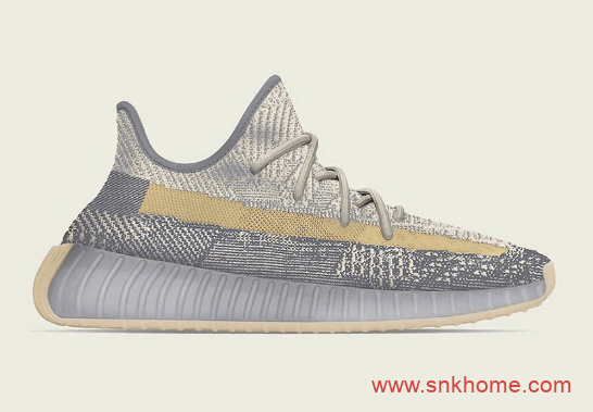 椰子350V2泼墨风格灰黄全新配色官图 Yeezy 350 V2 “Israfil”发售日期还未确定 350V2正品新配色