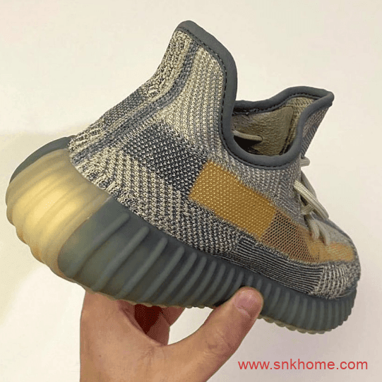 椰子350V2泼墨风格灰黄全新配色官图 Yeezy 350 V2 “Israfil”发售日期还未确定 350V2正品新配色