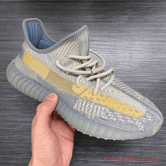 椰子350V2泼墨风格灰黄全新配色官图 Yeezy 350 V2 “Israfil”发售日期还未确定 350V2正品新配色