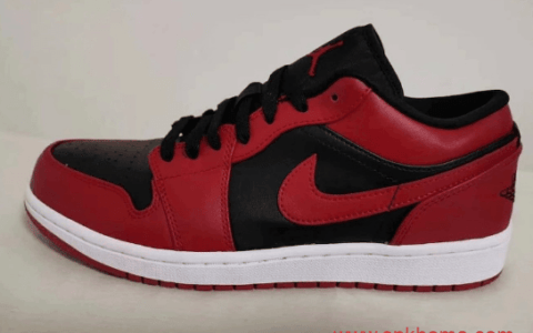 AJ1经典低帮板鞋 OG版本AJ1复古黑红脚趾 AJ1 “Varsity Red” 发售日期 AJ复古黑红低帮上脚图