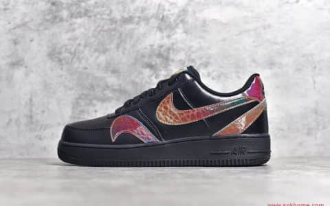 山东青岛耐克代工厂出货 纯原版本 NIKE Air Force 1'07 LV8 海外限定幻彩倒钩 货号：CK7214-101