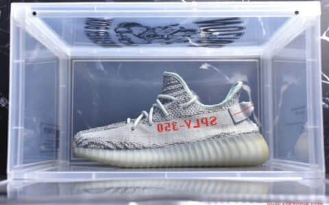 OG纯原的350V2做的怎么样 莆田350V2品质怎么样 Adidas Yeezy Boost 350 V2冰蓝 可燃冰 货号：B37571