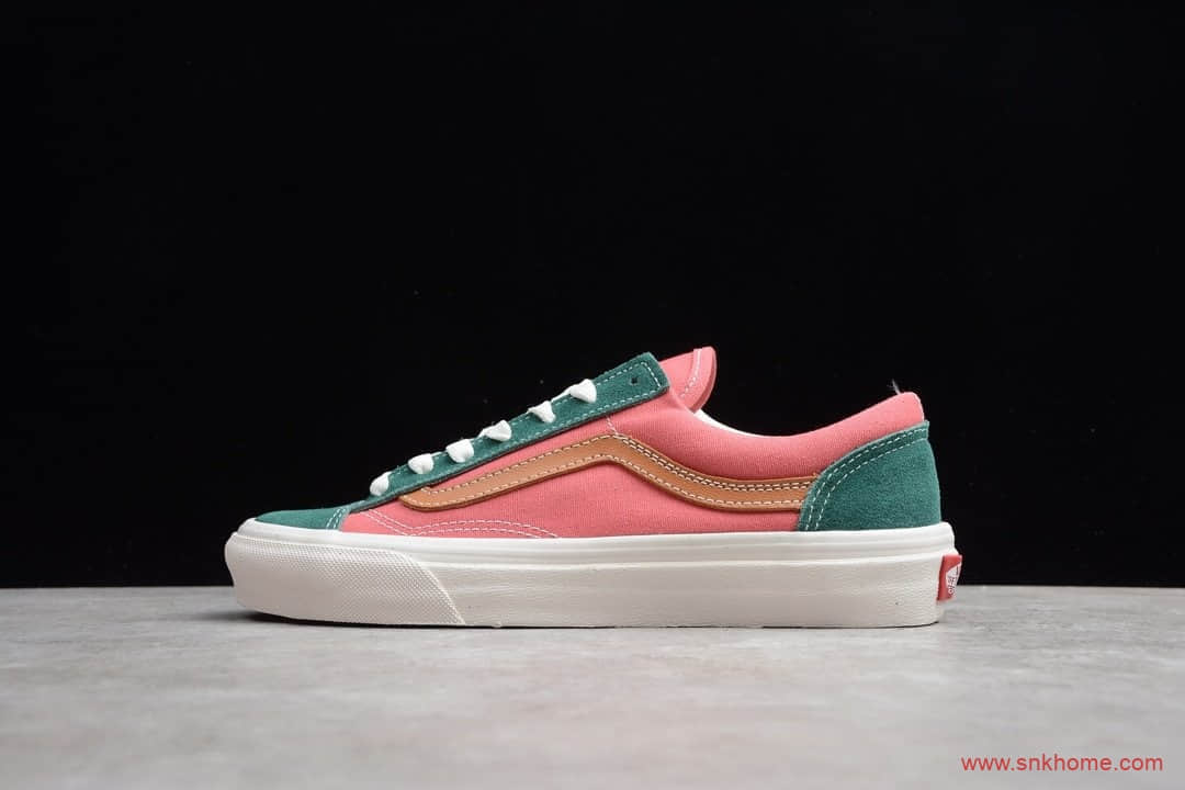 经典万斯板鞋 Vans Style 36 OG 万斯权志龙同款 万斯马卡龙拼接色 货号VN0A3WM3TBZ