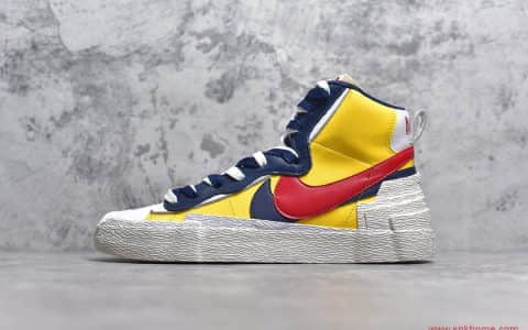 耐克开拓者Sacai联名正品开箱 Sacai X Nike Blazer with Dunk 开拓者结构真假对比  货号BV0072-700