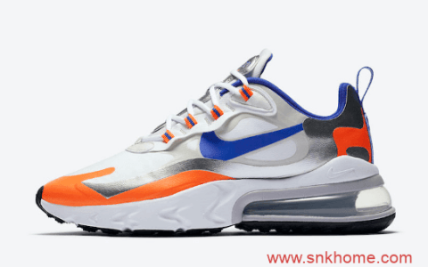 耐克经典气垫跑鞋 Nike Air Max 270 React 尼克斯配色发售价格 耐克气垫 货号CW3094-100