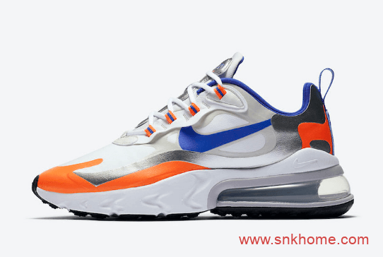 耐克经典气垫跑鞋 Nike Air Max 270 React 尼克斯配色发售价格 耐克气垫 货号CW3094-100