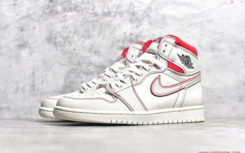 莆田鞋实拍图 CJ纯原版本AJ兔八哥 Air Jordan 1 兔八哥 货号555088-160