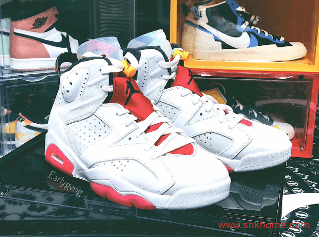 兔八哥 Air Jordan 6发售日期 AJ6白红兔八哥什么时候发售 货号CT8529-062 