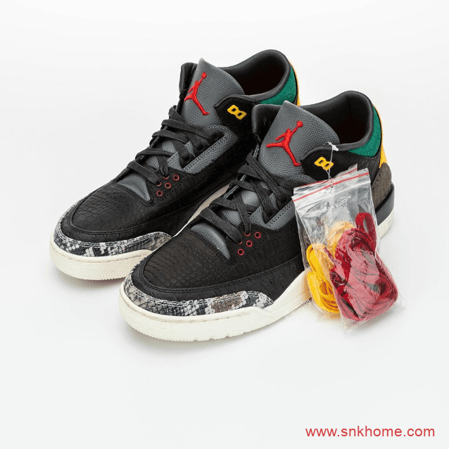 AJ3黑色动物园2.0 Air Jordan 3 SE “Animal Instinct”发售日期 货号：CK4344-001