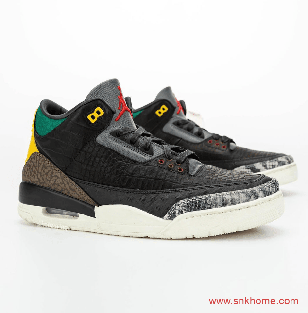 AJ3黑色动物园2.0 Air Jordan 3 SE “Animal Instinct”发售日期 货号：CK4344-001