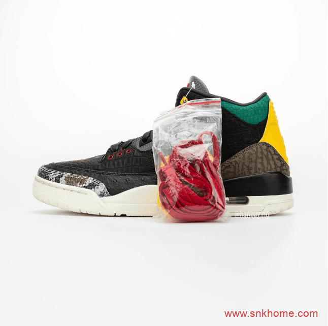 AJ3黑色动物园2.0 Air Jordan 3 SE “Animal Instinct”发售日期 货号：CK4344-001