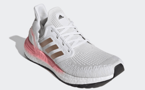 阿迪达斯UB玫瑰金跑鞋 adidas Ultra Boost 2020 WMNS 货号：EG0724