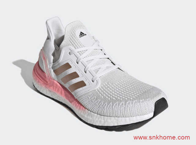 阿迪达斯UB玫瑰金跑鞋 adidas Ultra Boost 2020 WMNS 货号：EG0724