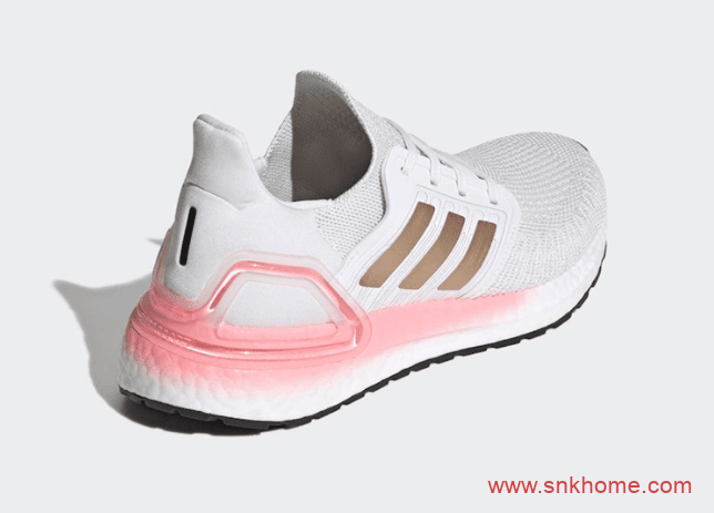 阿迪达斯UB玫瑰金跑鞋 adidas Ultra Boost 2020 WMNS 货号：EG0724