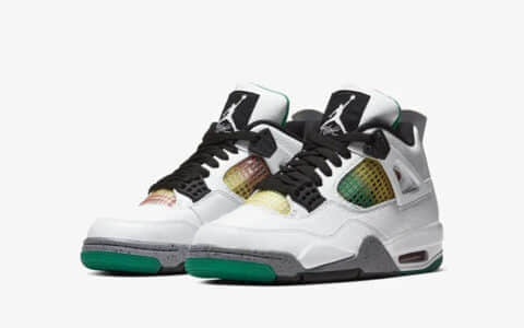 AJ4晕染女神款 Air Jordan 4 WMNS “Lucid Green” 货号:AQ9129-100