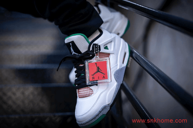 AJ4晕染女神款 Air Jordan 4 WMNS “Lucid Green” 货号:AQ9129-100