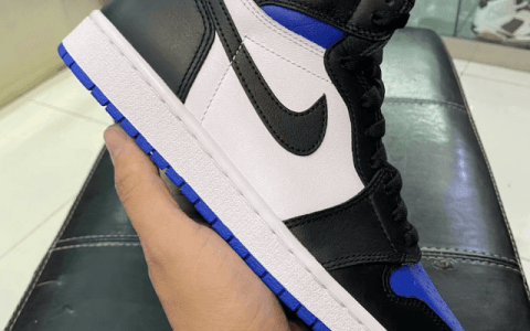 Air Jordan 1 High OG “Game Royal AJ1小闪电黑蓝脚趾 货号555088-041